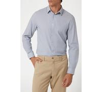 GUESS Joe It Collar Notche Grey Micro Chain Taglia: 44 | Camicie Casual Outlet | Uomo | Grigio