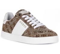 Guess Jrone 4G Logo Lace Up Trainer Donna Beige Brown EU 36-42