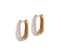 Guess Jsbe04499Jwygt/U Placcati Oro con Cristalli - Orecchini