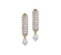 Guess JSBE04506JWYGT/U Placcati Oro con Cristalli - Orecchini