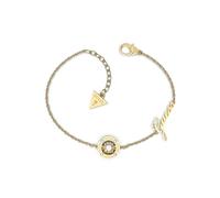 GUESS JUBB01462JWYGS Bracciale da donna solitaria in acciaio inox da 15 cm. Cerchio di zirconite, 15 cm, Pietra, Nessuna pietra preziosa