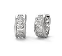 GUESS JUBE04617JWYGT-U - Orecchini a cerchio, a forma di cuore, colore