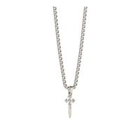 GUESS JUMN04024JWSTT-U Collana South Alameda, Argento, Nessuna pietra preziosa