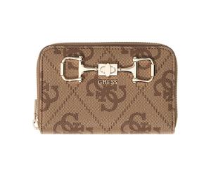 Guess - Karnilla Logo SLG Large Zip Around - - Accessories - Donna - Marrone - ONE SIZE