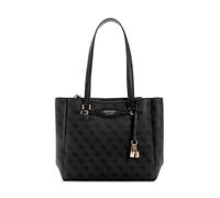 GUESS Katya Multi Compartment Tote Borsa da donna, Logo carbone, taglia unica