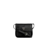 GUESS Keandra, Crossbody Flap Donna, Logo Nero, Taglia Unica