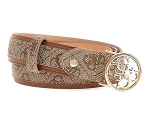 GUESS Kerima Adjustable Pant Belt H30 W105 Latte Logo - accorciabile