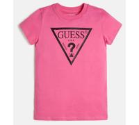 GUESS KIDS Maglietta Bambina Ragazza Manica Corta Logo Cotone Casual