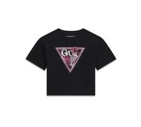 GUESS KIDS T-SHIRT LOGO TRIANGOLO PAIETTATO