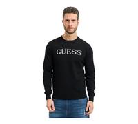 Guess, ,Knitwear ,Uomo ,Nero ,S Kane Crew Neck Sweater