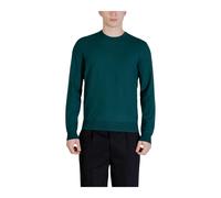 Guess, ,Knitwear ,Uomo ,Verde ,2XL Maglieria Girocollo a Maniche Lunghe