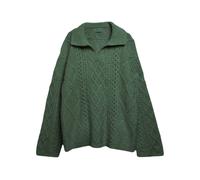 Guess, ,Knitwear ,Uomo ,Verde ,L Maglione a Treccia
