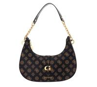 Guess Kuba Borsa a spalla marrone scuro, pelle sintetica, donna