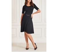 GUESS Laila Rib Swtr Dress Jet Black A996 Taglia: S | Abiti Midi Outlet | Donna | Nero