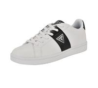 GUESS LargotSneaker Uomo, Bianco Nero 140, 45 EU