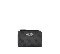 Guess Portafoglio Laurel II con cerniera e logo, colore carbone, taglia unica