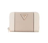 GUESS Laurel II - Portafoglio da donna con cerniera, misura unica, colore: Bianco sporco/tortora