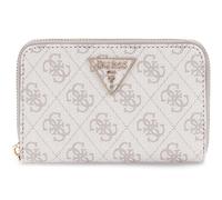 GUESS portafoglio Laurel II SLG Medium Zip Around Wallet Dark Taupe Logo grigio talpa