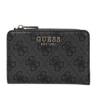 Guess Portafoglio Laurel II con cerniera e logo, colore carbone, taglia unica
