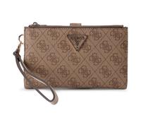 Guess Portafoglio Donna Laurel II – doppia cerniera, logo latte – Marrone – taglia unica