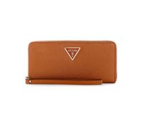 GUESS Laurel SLG Large Zip Around, Borsa Donna, Light Cognac, L