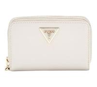 Guess Portafoglio Donna Laurel SLG Medium Doppia Zip M Bianco Sporco