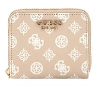 GUESS Laurel SLG Small Zip Around Wallet Logo sabbia, Logo sabbia BEIGE PZ