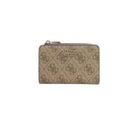 GUESS Laurel Zip Around Card Case Latte Logo