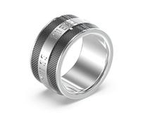GUESS Legacy, anello da uomo in acciaio inossidabile, non è una pietra preziosa, Acciaio inossidabile, Nessuna pietra preziosa, fr_FR