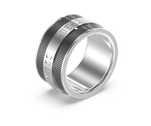 GUESS Legacy, anello da uomo in acciaio inossidabile, non è una pietra preziosa, Acciaio inossidabile, Nessuna pietra preziosa, fr_FR