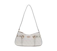 Guess - Leona Logo Shoulder Bag - - Bags - Donna - Bianco - ONE SIZE