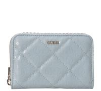 GUESS portafoglio Libby SLG Zip Around Wallet Aqua celeste