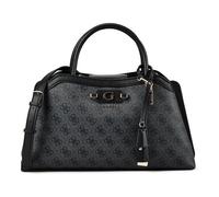 Guess Lindsey Satchel - Borsa a mano 36 cm (coal logo)