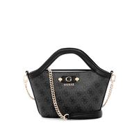 GUESS borsetta borsa a tracolla Lindsey Mini Tote Coal Logo grigio scuro