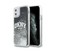 DKNY Custodia Liquid Glitter Arch Logo Nero - iPhone 11