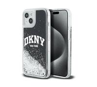 DKNY Custodia Liquid Glitter Big Logo Nero - iPhone 13/14/15