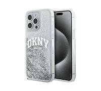 GUESS Liquid glitter arch edition COVER per Apple iPhone 15 Pro, Trasparente