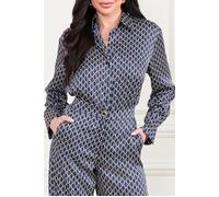 GUESS Lisa Shirt Popeline New Monogram Button-down Secret Taglia: XXS | Cappotti Outlet | Donna |