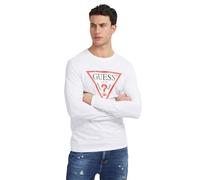 GUESS Logo Originale CN LS Maglietta Uomo