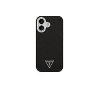 Guess Glitter Triangle Logo MagSafe case per iPhone 17 nero - Nouvo