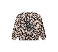 Guess Long Sleeve Scuba Active Top Maglia di Tuta, Leopardo Chic, 14 Anni Bambina