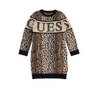 Guess Long Sleeve Sweater Dress Vestito, Stampa Leopardata, 10 Anni Bambina