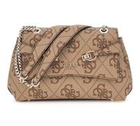 GUESS Lorelei Convertible Xbody Flap Bag Latte Logo