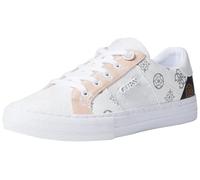 GUESS Loven, Scarpe da Ginnastica Donna, Bianco Rosa 680, 35 EU