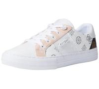 Guess Loven, Scarpe da Ginnastica Donna, Bianco Rosa 680, 39 EU