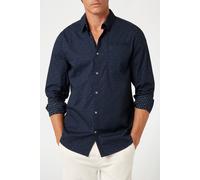 GUESS Ls Collin Shirt Micro Flower Aop Blu Taglia: L | Camicie Casual Outlet | Uomo |