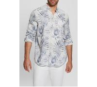 GUESS Ls Collins Aop Shirt Blue Foliage Taglia: S | Camicie Casual Outlet | Uomo | Blu