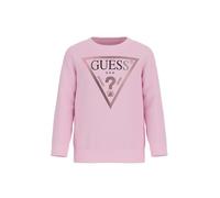 Guess LS Fleece_Core Felpe Manica Lunga Rosa Ballet Pink 6