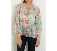 GUESS Ls Gilda Top Rose Meadows Print Taglia: S | Magliette intime Outlet | Donna | Rosa