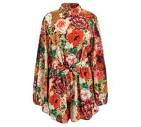 GUESS Ls Jessica Mock Nk R Peony Animal Print Taglia: XS | Abiti Mini Outlet | Donna |